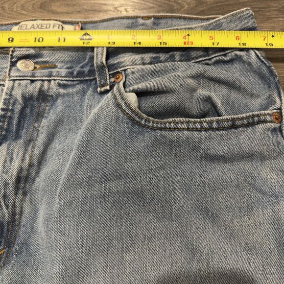 Levi's 550 Men's Relaxed Fit Jeans Sz 38 X 34 Light Wash Cotton (00550-4891) - Picture 6 of 11